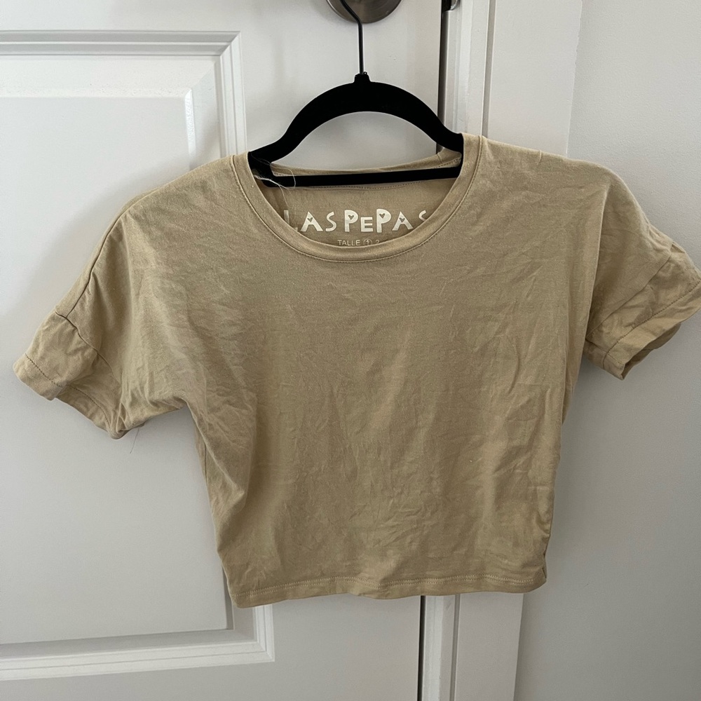 Las Pepas Beige T-shirt